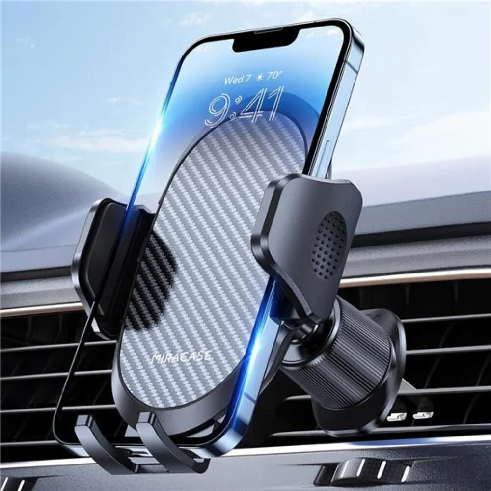 Phone Holders for Your Car with Metal Hook Clip, Air Vent Cell Phone Stand